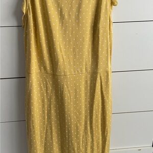 Yellow polka dot dress
